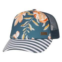 Roxy Damen Water Come Down Trucker Hat Hut, Ink Blue Happy Day Stripe Exc, Einheitsgröße von Roxy