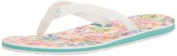 Roxy Damen Vista Sandal Zehentrenner Flipflop, White Blue 231, 37 EU von Roxy