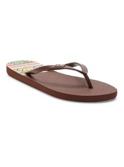 Roxy Damen Viva Printed Sandale, Brown, 42 EU von Roxy