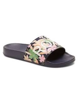 Roxy Jungen Mädchen Slippy Sandale, LT Navy/PINK, 28 EU von Roxy