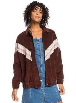 Roxy Ocean Talk - Corduroy Jacket for Women - Kordjacke - Frauen - M - Rot. von Roxy