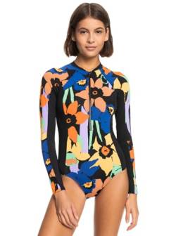 Roxy Onesie - Long Sleeve One-Piece Swimsuit for Women - Langärmliger Badeanzug - Frauen - S - Schwarz. von Roxy