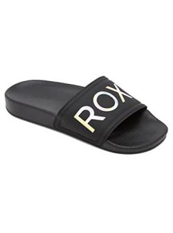 Roxy Slippy - Slider Sandals for Girls - Sandalen - Mädchen - 37 - Schwarz. von Roxy