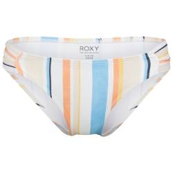 Roxy - Women's Printed Beach Classics Moderate - Bikini-Bottom Gr XS weiß von Roxy