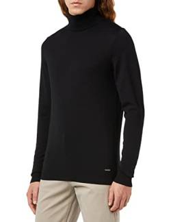 ROY ROBSON Herren Strickpullover Rundhals Pullover, Schwarz, Regular von Roy Robson