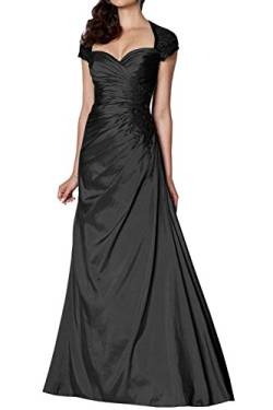 Royaldress Damen Kurzarm Abendkleider Ballkleider Brautmutterkleider Lang Jugendweihe Kleider Fuer Hochzeits Neu -46 Schwarz von Royal Dress