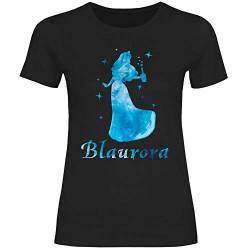 Royal Shirt Damen T-Shirt Blaurora, Größe:M, Farbe:Black von Royal Shirt