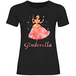 Royal Shirt Damen T-Shirt Ginderella, Größe:XXL, Farbe:Black von Royal Shirt