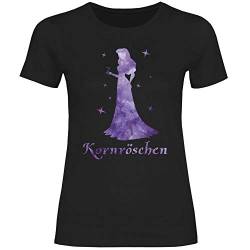 Royal Shirt Damen T-Shirt Kornröschen, Größe:3XL, Farbe:Black von Royal Shirt