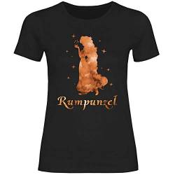 Royal Shirt Damen T-Shirt Rumpunzel, Größe:XL, Farbe:Black von Royal Shirt