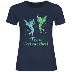 Royal Shirt Damen T-Shirt Team Drinkerbell, Größe:M, Farbe:Navy von Royal Shirt