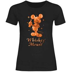 Royal Shirt Damen T-Shirt Whiskey Mouse, Größe:XL, Farbe:Black von Royal Shirt