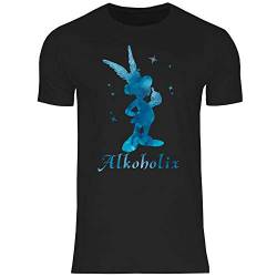 Royal Shirt Herren T-Shirt Alkoholix, Größe:XL, Farbe:Black von Royal Shirt