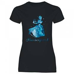 Royal Shirt a66 Damen T-Shirt Flaschenputtel | Alkohol Funshirt feiern Girly Mädelsabend JGA, Größe:XXL, Farbe:Black von Royal Shirt