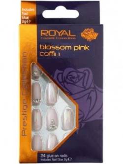 Royal 24 Glue-On Nails - Blossom Pink von Royal