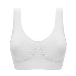 Rpporm BH Damen Ohne Bügel Nahtloser BH Grosse Grössen Wireless Komfort BH Bequem Schlaf Still Sport Bralette Comfy Bra Soft BH Everyday Klassische Frauen Bustiers Top von Rpporm