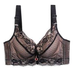 Rpporm Damen BH Mit Bügel Gepolstert Große Größen Vollschalen Bequeme BH Everyday Bras Bralette Full Cup Softschalen BH Komfort Push Up BHS Extrem Comfy von Rpporm