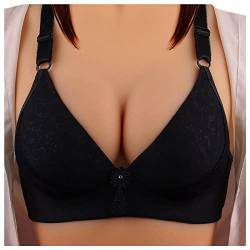 Rpporm Push Up BH Komfortabler, atmungsaktiver Damen-BH ohne Stahlring, kleine Brust, Push-Up-Unterwäsche Top Mit Spitze Damen von Rpporm