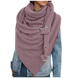 Dreieckschal Damen Schal Herbst Winter Halstuch Damenschal Halloween Winter Fledermaus Druckknopf Weicher Wickel Lässige warme Schals Tücher Klein Schal Herren Set Baumwollschal Damenschal Scarf von Rrunsv