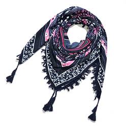 Rrunsv Dreieckstuch Halstücher Herbstschal Schal Damen Weich Scarf Mode Frauen Druckknopf Schal Schal Frauen Mode böhmischen Schal ethnischen Stil Krawatte Quaste Schal Senfgelb Damen von Rrunsv