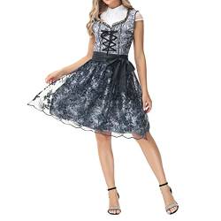 Rrunsv Trachtenmode Verschiedene Dirndlschürzen Modelle aus Spitze Bestickt für Midi Dirndl Gr. 32-58 Dirndelkleider für Frauen Mädchen Oktoberfest Outfit Dirndlkleid Trachten Kleid A024 von Rrunsv