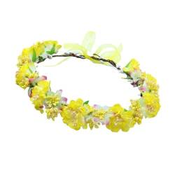 Blumenkranz-Stirnbänder, Blumen-Braut-Haarband, modisches Haar-Accessoire für Feiertage, Festivals und Partys, Haarschmuck von Ruarby