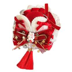 Elegante Haarspange mit Schleife, stilvolle Haardekoration für Hochzeiten für modebewusste Personen, Haargummis, Kaninchen-Haarspangen für Frauen von Ruarby