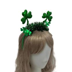 Kleeblatt-Rosen-Stirnband, StPatricks-Tag, Haarreif, Urlaub, Kopfschmuck, irischer Nationalfeiertag, Feier, Haarband, Festival-Requisiten, Party-Accessoire von Ruarby