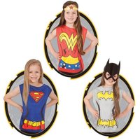 Rubie´s Kostüm DC Superhelden Party Set für Mädchen, Supergirl, Batgirl und Wonder Woman in einem günstigen Set! von Rubie´s