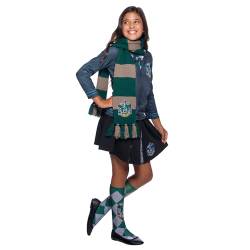 Rubie's Official Harry Potter Slytherin Deluxe-Schal, Kostümzubehör für Kinder und Erwachsene, Einheitsgröße, Alter ab 6 Jahren von Rubie's
