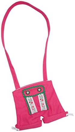 Tasche Seppelhose pink Oktoberfest Fasching Karneval Accessoire Handtasche von Rubie's