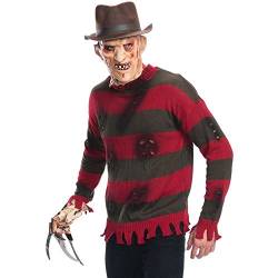 Rubies Kostüm Herren Nightmare On Elm St Deluxe Adult Freddy Sweater, Mehrfarbig, XL von Rubies