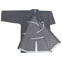 Rubruan Herren Damen Kendo Uniform - Traditionelle Japanische Kampfkunst Kendogi Aikido Karate Ninja Training Kleidung Keikogi Oberhemd Jacke für Frauen Männer - Baumwolle (XXL, Dunkelblau) von Rubruan