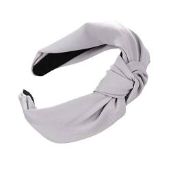 Haarschmuck Haargummis Mädchen Frauen-Reifen-Mode-süßes Haarband-Stirnband-einfacher Bogen-Haar-Haar-Knoten-Mädchen-Stirnband Neugeborenen Geschenk (Grey, One Size) von Rubu22a