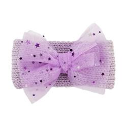 Stirnband Jungen Haarband Kleinkind Mädchen Sterne Spitze gestrickt Baby Kopfbedeckung Kleinkind Bowknot Babypflege Haarband Baby 12 Monate von Rubu22a