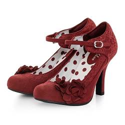 Ruby Shoo Melinda Barschuh mit Verwöhnsohlen, purpurrot, 39 EU von Ruby Shoo