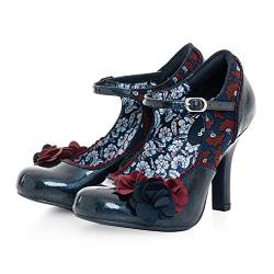 Ruby Shoo Quinn Mary Jane Lackschuhe mit hohem Absatz, midnight, 36 EU von Ruby Shoo