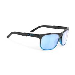 Rudy Project Unisex Soundrise Black Fade Crystal Azur Gloss Multilaser Ice Sonnenbrille, schwarz von Rudy Project