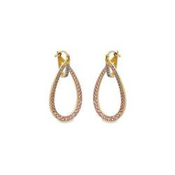 Rue des Milles women's hoop earrings ORZ-014 M5 AU 925 silver with zircons von Rue Des Mille