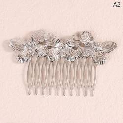 Legierung Schmetterling Haare Clip Combs Haarclip Kamm Haart Kamm Seite Kamm Haare Frauen Frauen von Rufevee