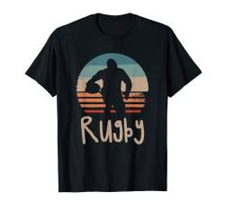 Retro Vintage Classic Rugbyspieler T-Shirt von Rugby Gift For A Rugby Player