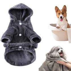 Trockenhandtücher für Hunde - Hunde-Katzen-Robe-Handtuch - Weiche, saugfähige Haustier-Bade- und Trockenhandtücher aus Mikrofaser für kleine, mittelgroße Haustiere und Welpen von Ruhnjyg