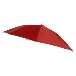 Ruilogod 13,8"Länge Elastisches Stirnband Rot Polyester Freisprecheinrichtung Regenschirm Hut von Ruilogod