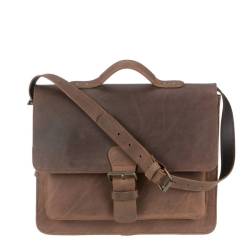 Aktentasche Leder 36x30cm mit 1 Fach "Classic" ranger braun 2141-73 Ruitertassen von Ruitertassen