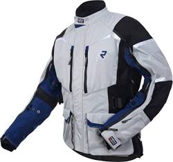 Rukka Rimo-R Motorrad Textiljacke (Grey/Blue,48) von Rukka