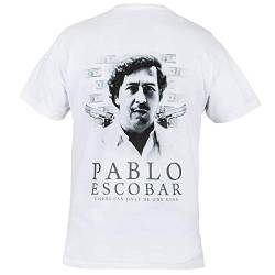 Rule Out Herren Casual T-Shirt. Pablo Escobar. Narcos. TV-Serie Fans (Größe Large) von Rule Out