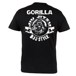 Rule Out Herren Kampfkunst T-Shirt. Gorilla Jiu Jitsu. BJJ Style. Casual Wear (Größe XXLarge) von Rule Out