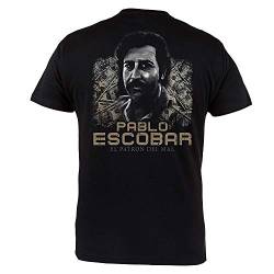 Rule Out Herren T-Shirt. Pablo Escobar. EL Patron Del Mal. Casual Wear (Größe Medium) von Rule Out