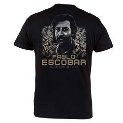 Rule Out Herren T-Shirt. Pablo Escobar. EL Patron Del Mal. Casual Wear (Größe Small) von Rule Out