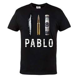 Rule Out Herren T-Shirt. Pablo Escobar. Narcos TV-Serie. Casual Wear (Größe Small) von Rule Out